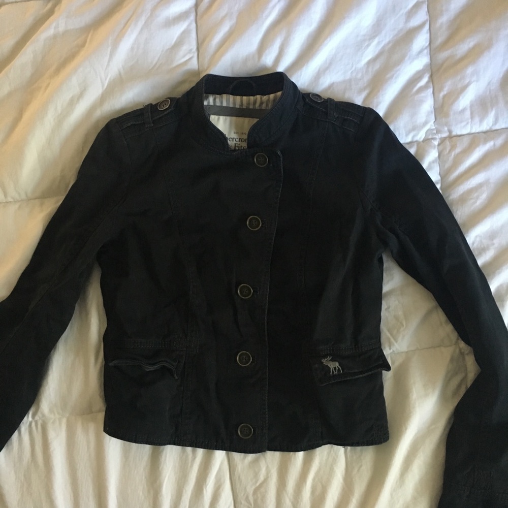 Abercrombie & Fitch Navy Blazer Jacket